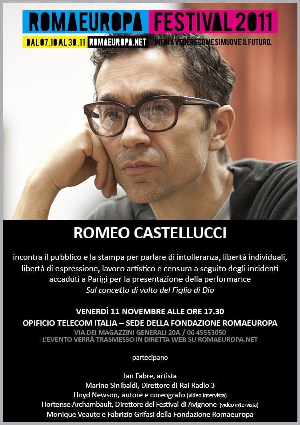 Intolleranza: Romeo Castellucci